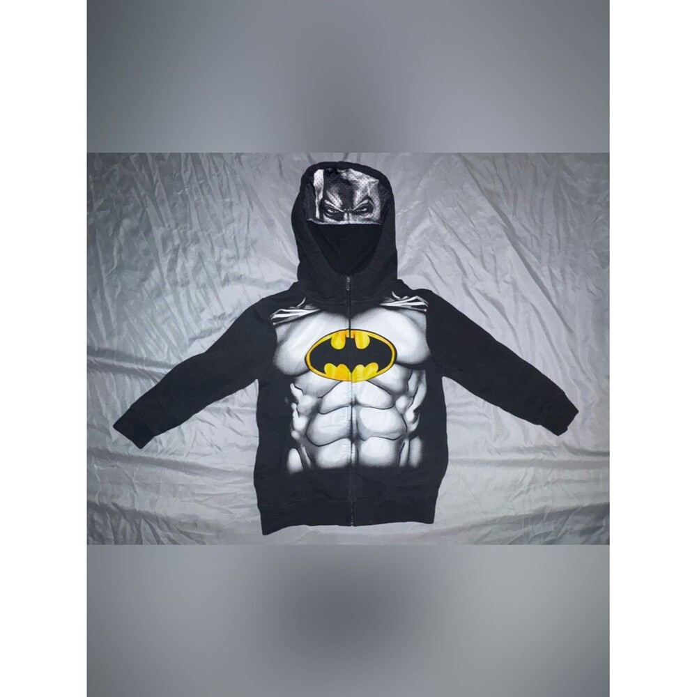 Batman Black Hoodie with hood mask